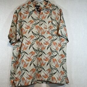 Croft & Barrow‎ Mens Short Sleeve ButtonUp Tropical Size Large